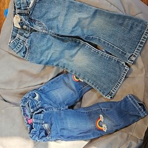 🌻4 for $15🌻 2 pairs of 2t jeans.